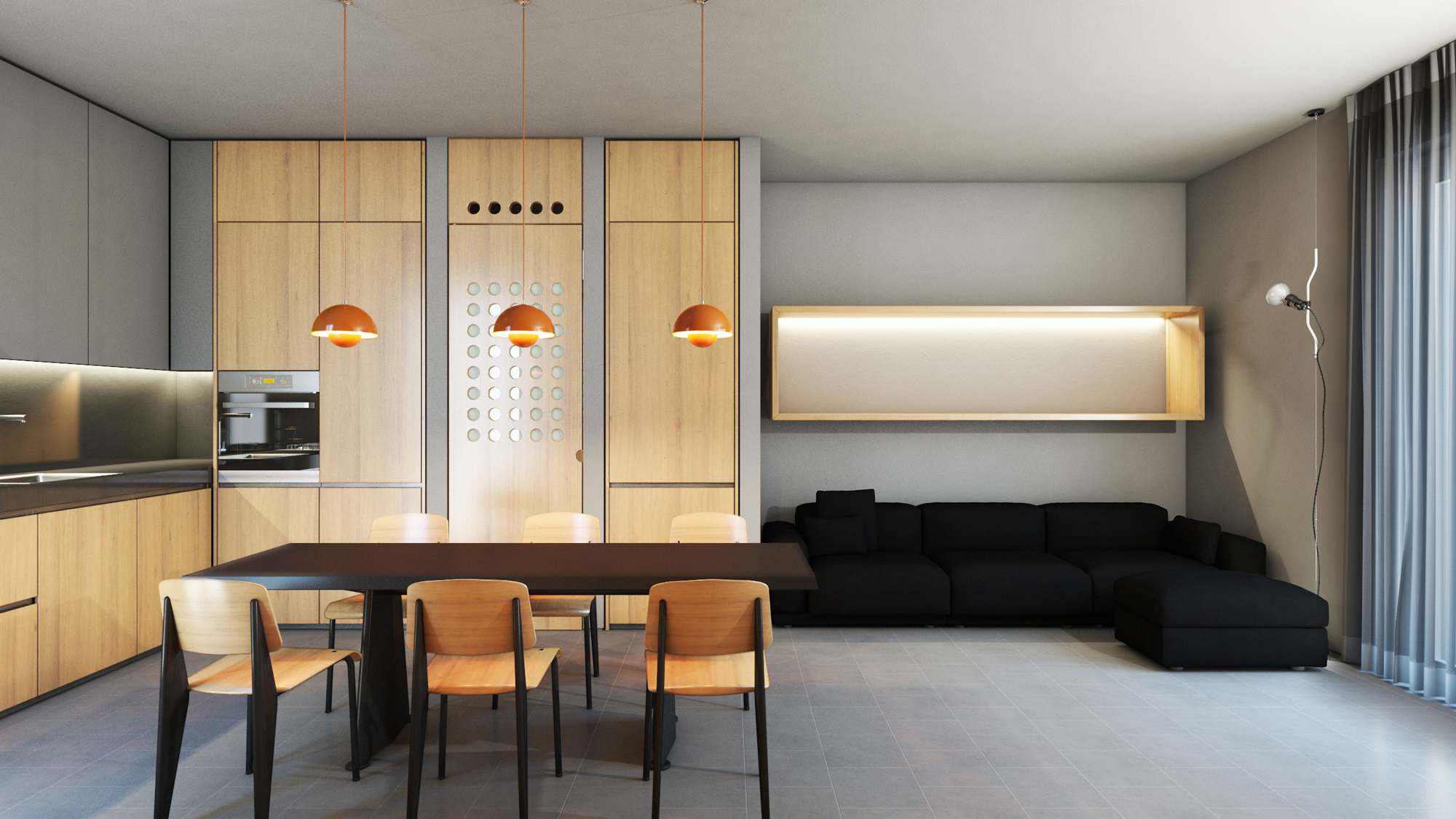 Ristrutturazione appartamento – soggiorno – soluzione a2 – milano ... Ristrutturazione appartamento a milano