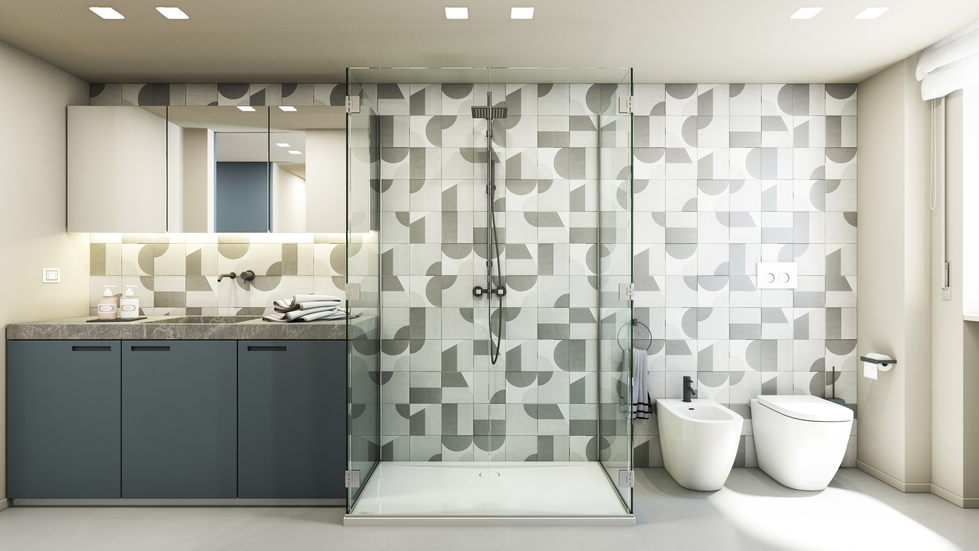 RISTRUTTURAZIONE APPARTAMENTO – BAGNO – MILANO – VIA CURIO DENTATO – 2017