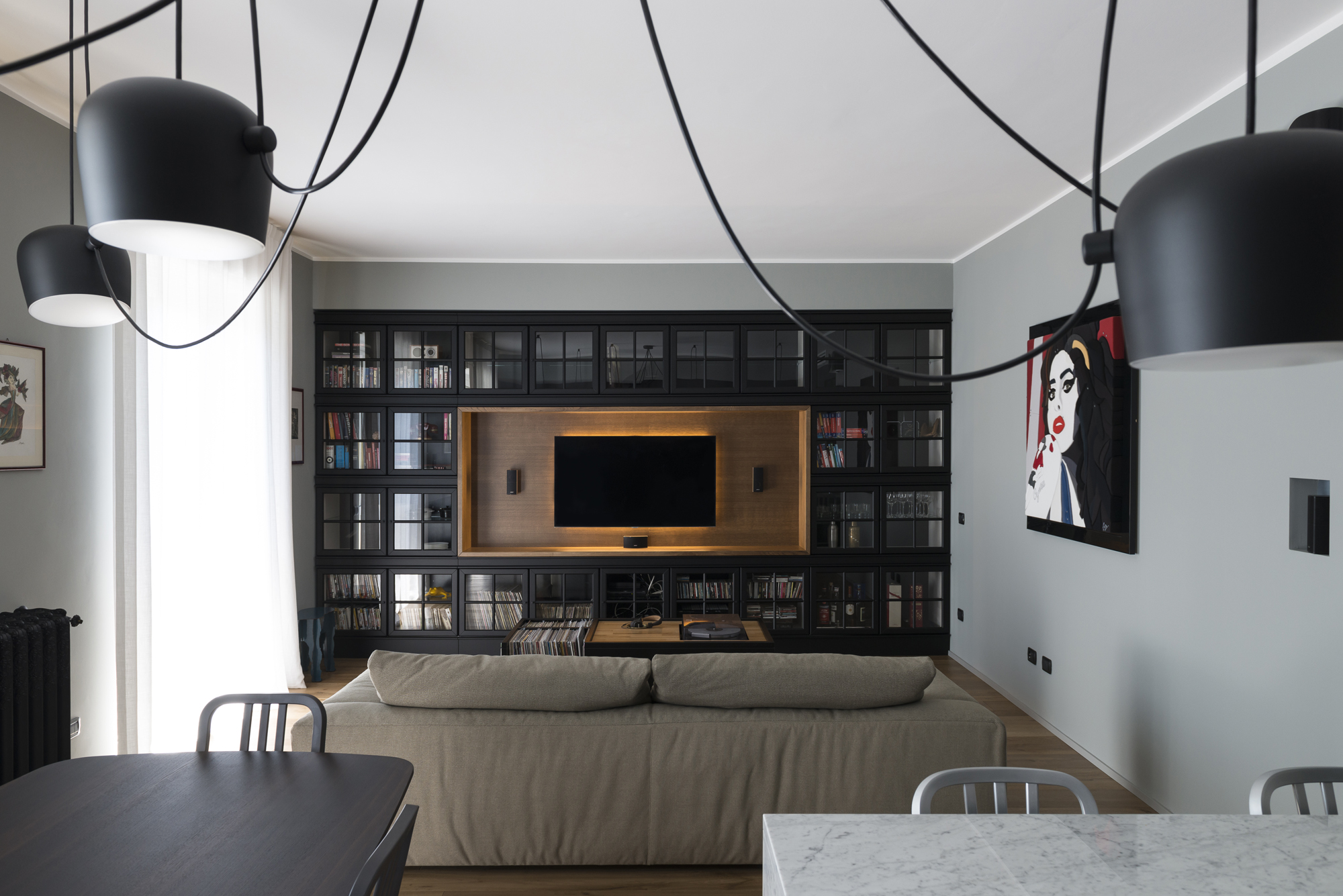 Guido Cottino Architetto - Ristrutturazione Appartamento Pavia - Zona giorno