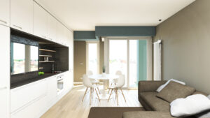 Guido Cottino Architetto - Nuovo Appartamento Milano - Render