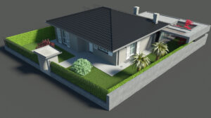 Guido Cottino Architetto - Ampliamento Villa a Vigevano - Render