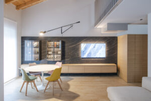 Guido Cottino Architetto - Villetta a Gravellona Lomellina - Zona Giorno Arredo Su Misura